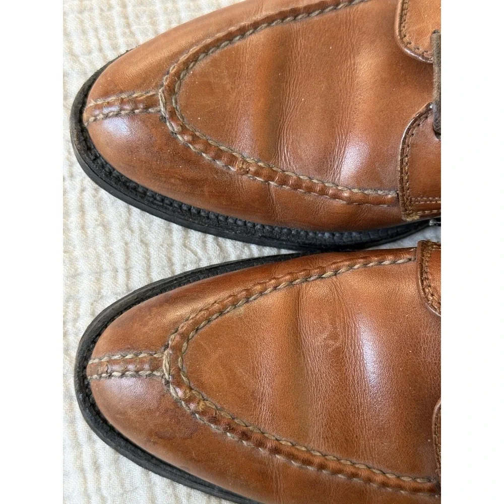 Alden‎ 962 Norwegian Split Toe Blucher Calfskin Mens Dress Shoes Size 10.5 AA/B